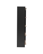 Bibliothèque Viper pin/anthracite - 103.6x38.6x160 cm