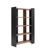 Bibliothèque Viper pin/anthracite - 103.6x38.6x160 cm