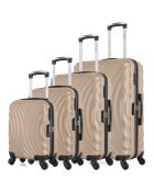 4 Allradkoffer Lagos-M 75/65/55/46 cm beige