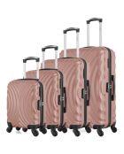 4 Allradkoffer Lagos-M 75/65/55/46 cm roségold
