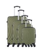 4 Allradkoffer Lagos-M 75/65/55/46 cm khakigrün