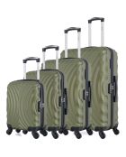4 Allradkoffer Lagos-M 75/65/55/46 cm khakigrün