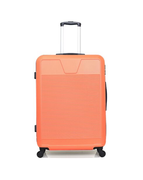 3 Valises 4 roues Selenga-C 75/65/55 cm & Vanity corail