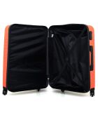 3 Valises 4 roues Selenga-C 75/65/55 cm & Vanity corail