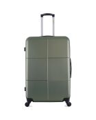 3 Valises 4 roues Coronado-C 75/65/55 cm & Vanity vert kaki