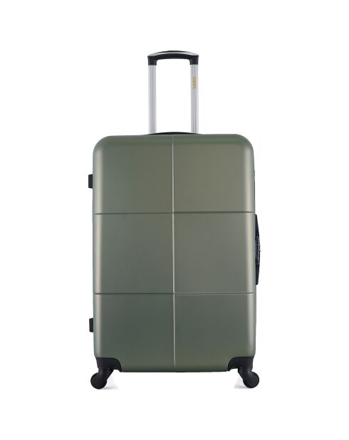 3 Valises 4 roues Coronado-C 75/65/55 cm & Vanity vert kaki