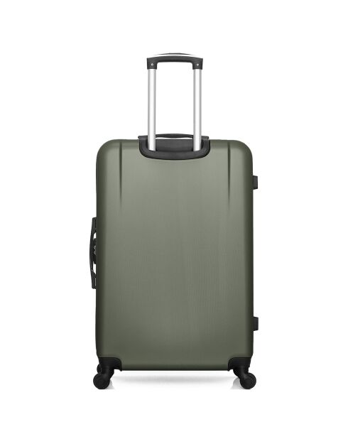 3 Valises 4 roues Coronado-C 75/65/55 cm & Vanity vert kaki