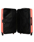 3 maletas Amazone-C de 75/65/55 cm con 4 ruedas y tocador Coral