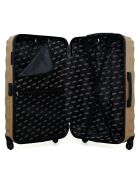 4 Allradkoffer Lagos-M 75/65/55/46 cm beige