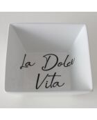 Coupelle Dolce Vita blanche - 15x15x6 cm