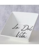 Coupelle Dolce Vita blanche - 15x15x6 cm