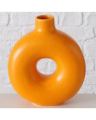 Vase Lanyo orange - 17x6.5x20 cm