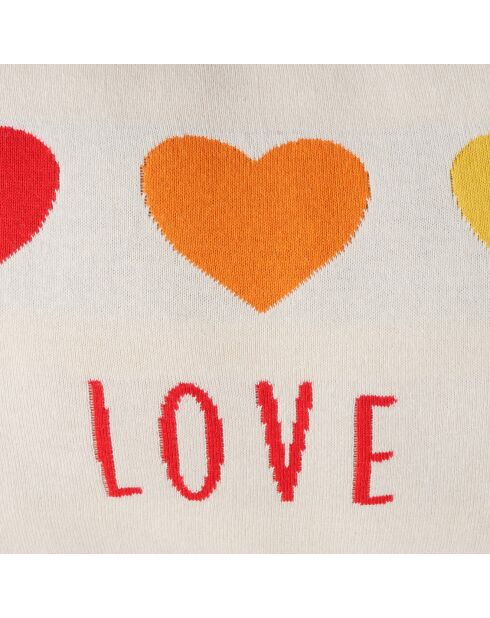 Coussin Love is Love multicolore - 70x35x3 cm