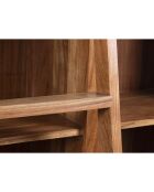 Bibliothèque ouverte échelle acacia emma marron - 100x35x240 cm