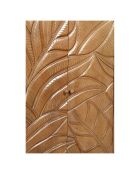 Buffet haut sculpté 2 portes manguier floria marron - 100x48x180 cm