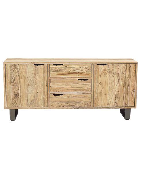 Buffet en bois acacia forest brut - 180x45x80 cm