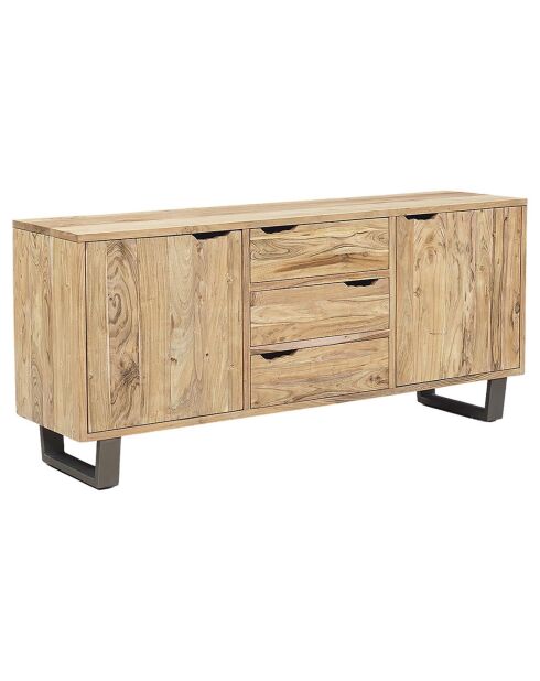 Buffet en bois acacia forest brut - 180x45x80 cm