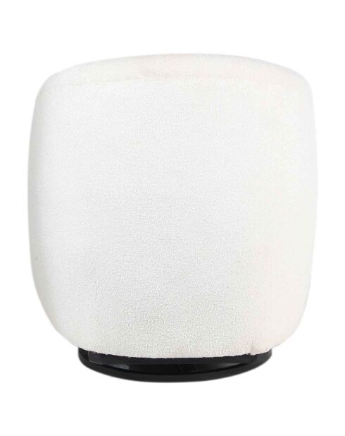 Fauteuil pivotant gubi blanc - 74x74x79 cm