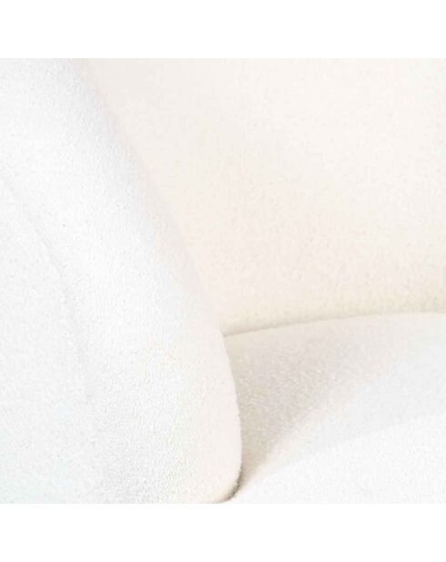 Fauteuil pivotant gubi blanc - 74x74x79 cm
