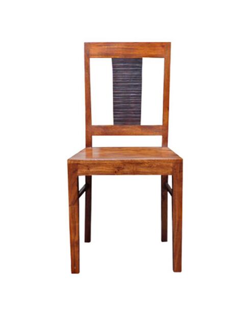 Chaise acacia moon marron - 45x45x95 cm