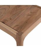 Chaise exotique naturelle acacia arad marron - 43x50x85 cm