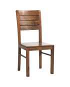 Chaise bois massif manguier herods marron - 45x45x98 cm