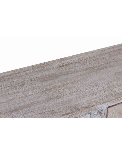 Grande console bois hampton marron - 147x41x76 cm