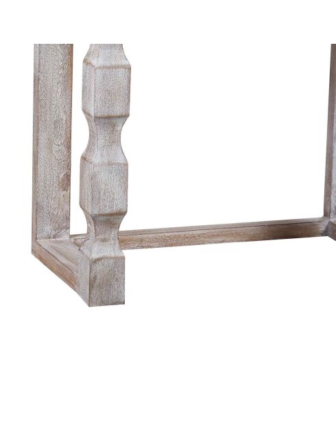 Grande console bois hampton marron - 147x41x76 cm