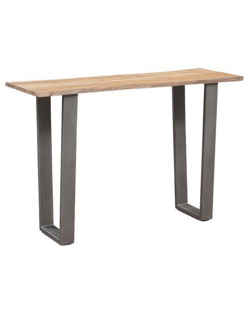Console en bois acacia forest brut - 120x40x80 cm