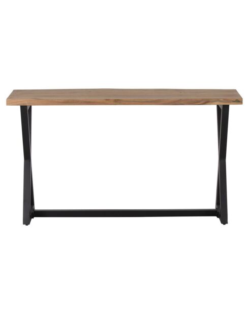 Console acacia bunting marron - 135x45x75 cm