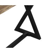 Console acacia bunting marron - 135x45x75 cm