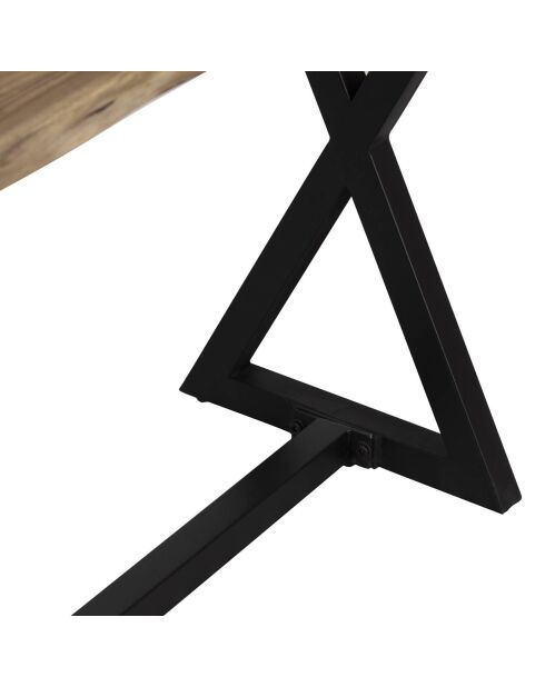 Console acacia bunting marron - 135x45x75 cm