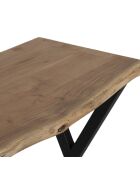Console acacia bunting marron - 135x45x75 cm