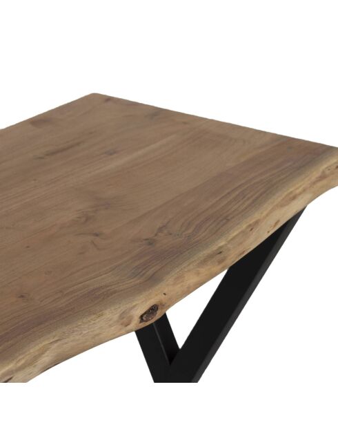 Console acacia bunting marron - 135x45x75 cm