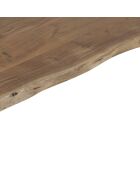 Console acacia bunting marron - 135x45x75 cm
