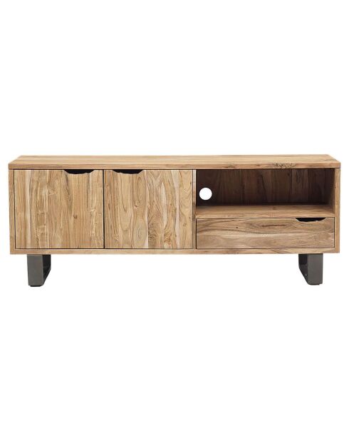 Meuble TV bois acacia forest brut - 160x40x60 cm
