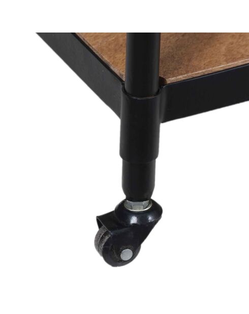 Meuble tv triple plateau manguier carnac marron - 152x42x65 cm