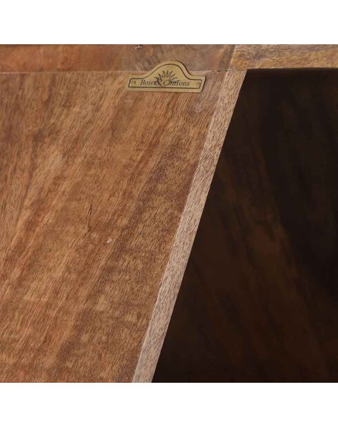 Grande étagère hexagonale offre m&m naturel - 111x40x168 cm