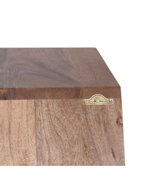 Grande étagère hexagonale offre m&m naturel - 111x40x168 cm