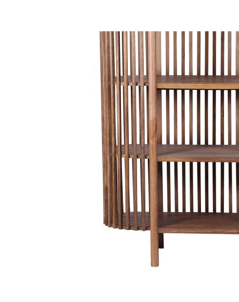 Armoire ajourée manguier boston naturel - 127x50x178 cm