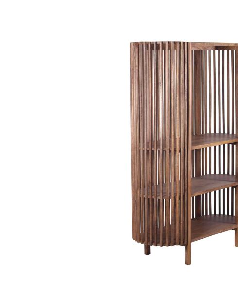 Armoire ajourée manguier boston naturel - 127x50x178 cm