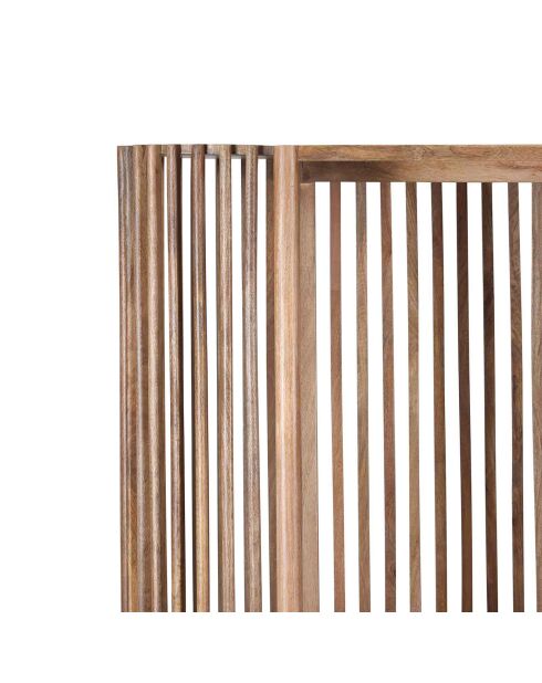 Armoire ajourée manguier boston naturel - 127x50x178 cm
