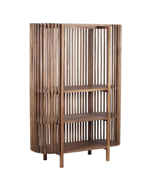 Armoire ajourée manguier boston naturel - 127x50x178 cm