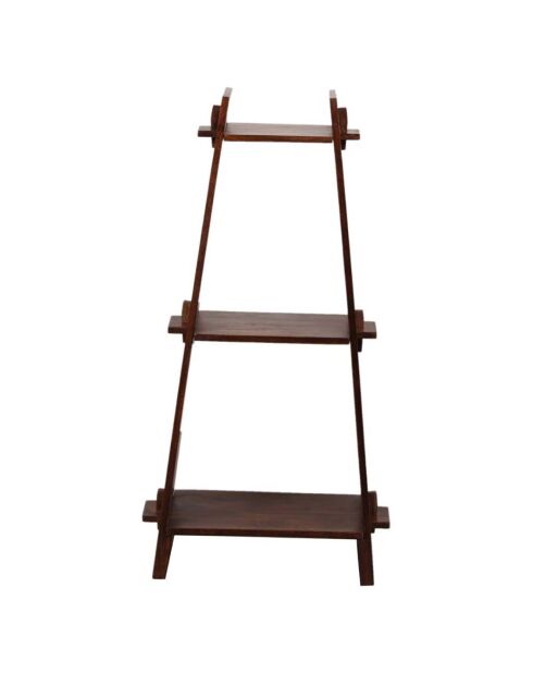 Étagère en acacia massif marron - 48x35x106 cm
