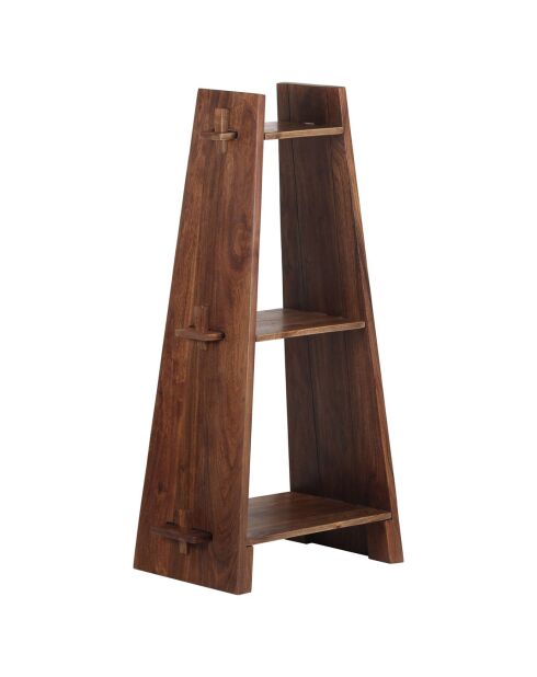 Étagère en acacia massif marron - 48x35x106 cm