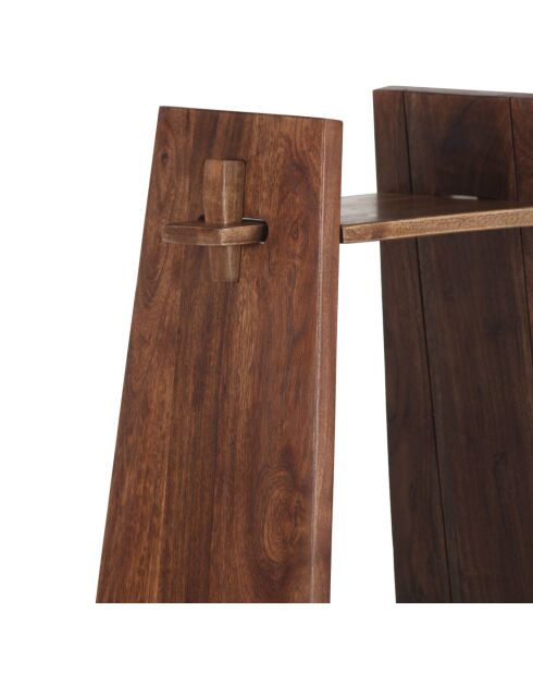 Étagère en acacia massif marron - 48x35x106 cm