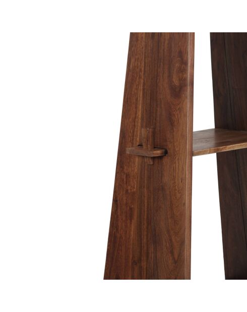 Étagère en acacia massif marron - 48x35x106 cm