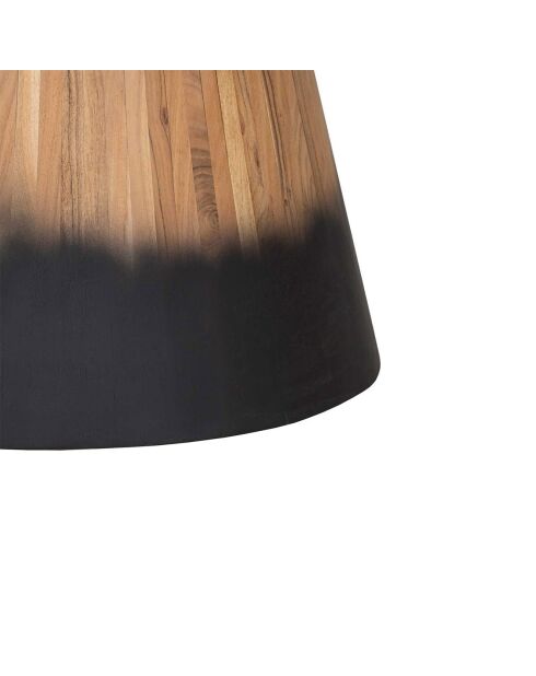 Table de repas ronde acacia dimona marron - D.140x76 cm
