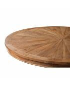Table ronde manguier solaris naturel - 135x135x76 cm