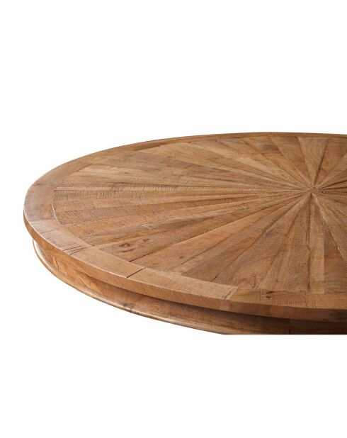 Table ronde manguier solaris naturel - 135x135x76 cm
